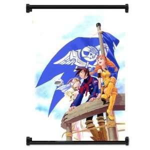  Skies of Arcadia Game Fabric Wall Scroll Poster (32x42 