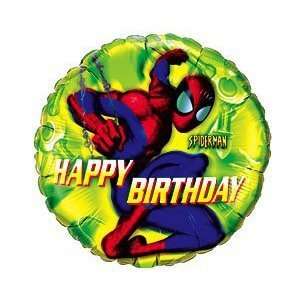  Spider Man 18 Happy Birthday Mylar Balloon Toys & Games