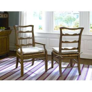  Main Street Harvest Ladder Back Arm Chair Set Of Two