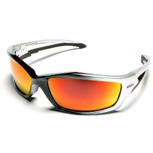 12 Pack Edge Eyewear SKAP119 Kazbek Safety Glasses Black Frames Aqua 