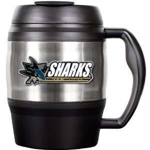  San Jose Sharks 52oz. Stainless Steel Macho Travel Mug 