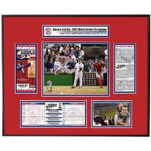  2007 World Series Ticket Frame   Red Sox Sports 