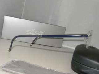 New Authentic SIlhouette Titanium Eyeglasses 7636 6057 52 21 Made In 