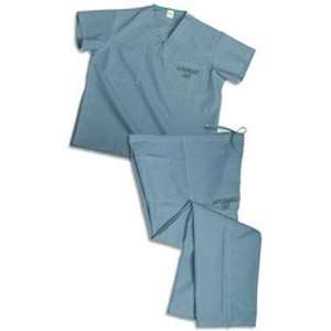   Hyperbaric Reversible Pants   Ciel Blue, X Large, Medline Color Coding