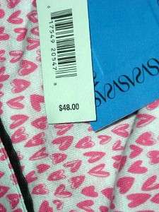 Simply Vera Vera Wang Heart Pajama Set~XS(0 2)~$48~NWT  