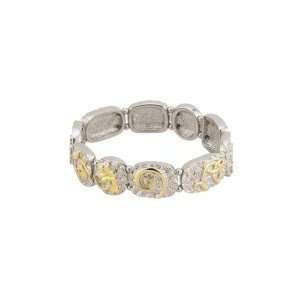  Two Tone Stone Style Bracelet   Made in Ireland Jewelry