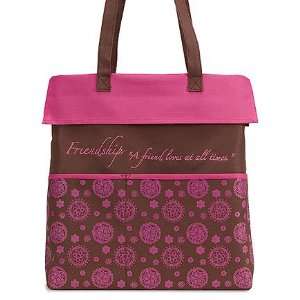  Gifts of Faith Friendship Medallion Floral Tote Bag NC948 