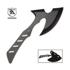 Singapore Sling Throwing Axe Black With Sheath  Sports 