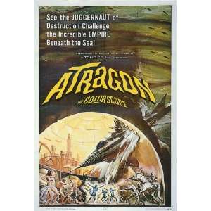  Atragon Movie Poster (27 x 40 Inches   69cm x 102cm) (1965)  (Tadao 