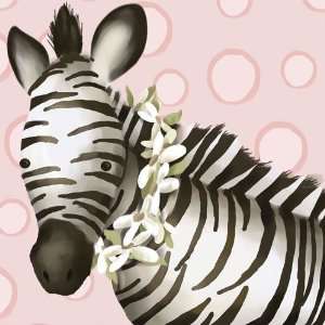  Zoey the Zebra Canvas Reproduction