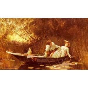 Oil painting reproduction size 24x36 Inch, painting name Simpletons 