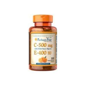  Vitamin C & E 500 mg/400 IU with Rose Hips 500 mg/400 IU 