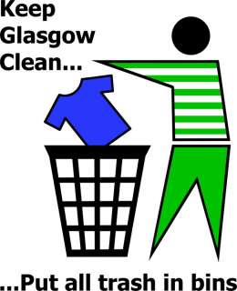 KEEP GLASGOW CLEAN funny football celtic t shirt S 6XL  