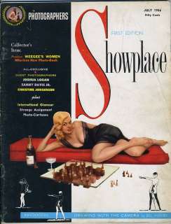 July 1956 SHOWPLACE Photography Magazine~Pin Up/Risque/Girlie/Erotica 