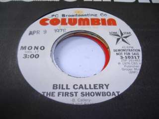 Rock Promo 45 BILL CALLERY First Showboat on Columbia (  