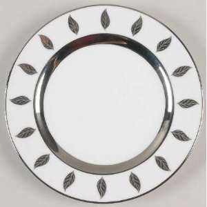 Marc Blackwell Silvering Leaves Bread & Butter Plate, Fine China 