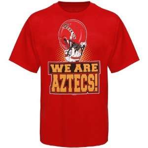  San Diego State Aztecs Scarlet We Are Aztecs T shirt 