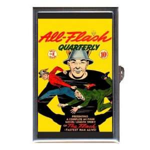 com ALL FLASH 2, 1940s COMIC BOOK Coin, Mint or Pill Box Made in USA 