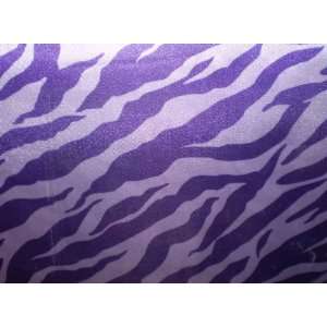  Divatex Satin Sheet Set Lilac / Purple Zebra Twin Size 