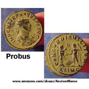   Victory. Ancient Coin of the Imperial Roman Empire. 