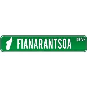  New  Fianarantsoa Drive   Sign / Signs  Madagascar 