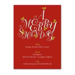  Holiday Party Invitations   Very Merry Script By Oh Joy 