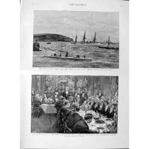  1889 Sultan Ship Comino Channel Gozo Asylum St. AnneS 