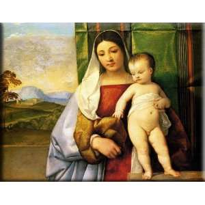  The Gipsy Madonna 30x23 Streched Canvas Art by Titian