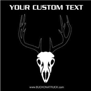  Texas Typical Whitetail shoulder mount Decal Automotive