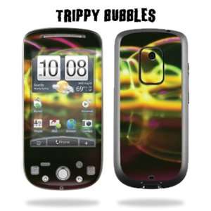   Skin Decal for HTC HERO   Trippy Bubbles Cell Phones & Accessories