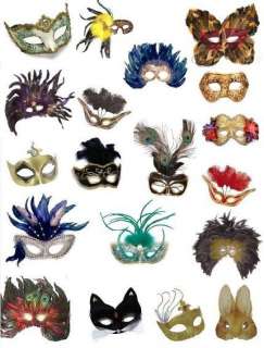 Masquerade Scrapbook Collage Sheet Festival Masks  