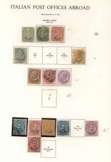 Italian Colonies nice collection on pages catalog value about $1,700 
