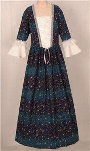   12 Civil War Colonial Pioneer Prairie Dress Girl Costume Ready to Ship