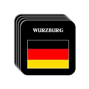 Germany   WURZBURG Set of 4 Mini Mousepad Coasters