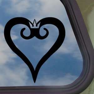 Kingdom Hearts Black Decal Sora PS2 Game Window Sticker 