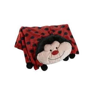  The Original My Pillow Pets Lady Bug Blanket (Red and 