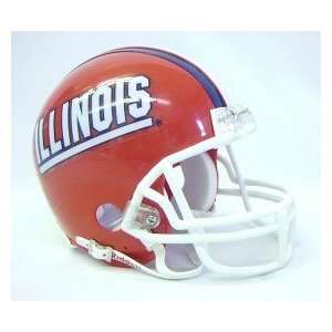  Illinois Fighting Illini Replica Riddell Mini Helmet 
