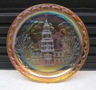 1776 Bicentennial Commemorative Plate INDIANA GLASS CO.  