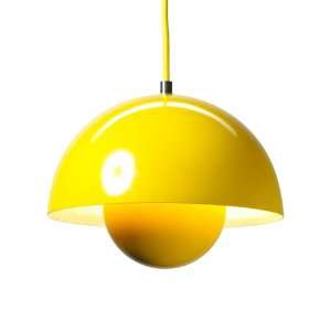  Verner Panton VP1 Yellow Flowerpot Pendant Lamp