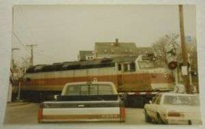 MBTA Commuter Rail c. 1980s Train Snapshot Original  