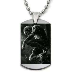   Spiderman style3 Dogtag Pendant Necklace w/Chain and Giftbox Jewelry