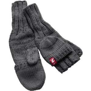   Cougars Ladies Charcoal Knit Convertible Mittens