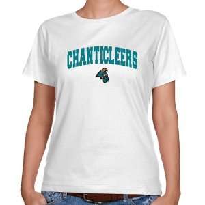 com NCAA Coastal Carolina Chanticleers Ladies White Logo Arch Classic 