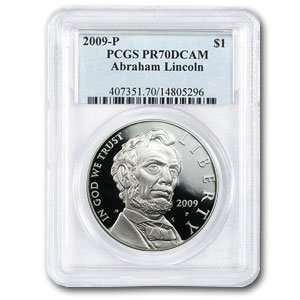   Abraham Lincoln Silver Dollar   PR 70 DCAM PCGS (1.00) Toys & Games