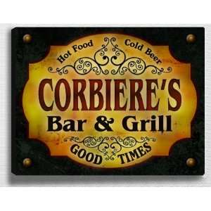  Corbieres Bar & Grill 14 x 11 Collectible Stretched 