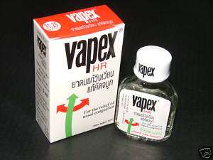 6x VAPEX HR For the relief of nasal congestion (5 CC.)  