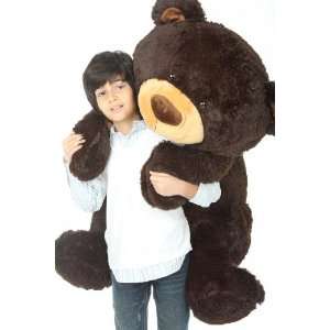  Almond Shags Huge and Cuddly Chocolate Brown Teddy Bear 