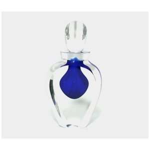  Correia Designer Art Glass, Perfume Bottle, elite Cobalt 