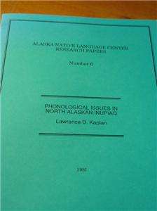Eskimo Languages Inupiaq Yupik Alaska Canada Greenland  