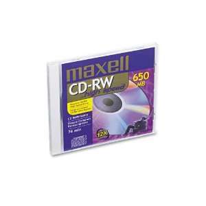  Maxell Products   Maxell   CD RW Discs, 700MB/80min, 12x 